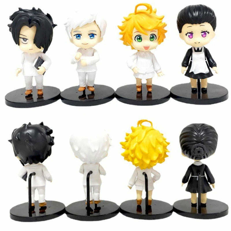 4Pcs/Set 10Cm Anime The Promised Neverland PVC Action Figure Toy Emma Norman Ray Nat Collection Model Doll Children Gift Toys
4Pcs/Set 10Cm Anime The Promised Neverland PVC Action Figure Toy Emma Norman Ray Nat Collection Model Doll Children Gift Toys