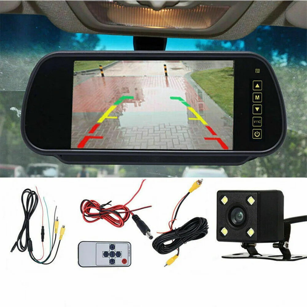 7" Car Monitor Mirror Vehicle Rearview Camera Kit Night Vision 170 Angle Rear View Parking Reversing Camera Touch Display Remote
7" Car Monitor Mirror Vehicle Rearview Camera Kit Night Vision 170 Angle Rear View Parking Reversing Camera Touch Display Remote