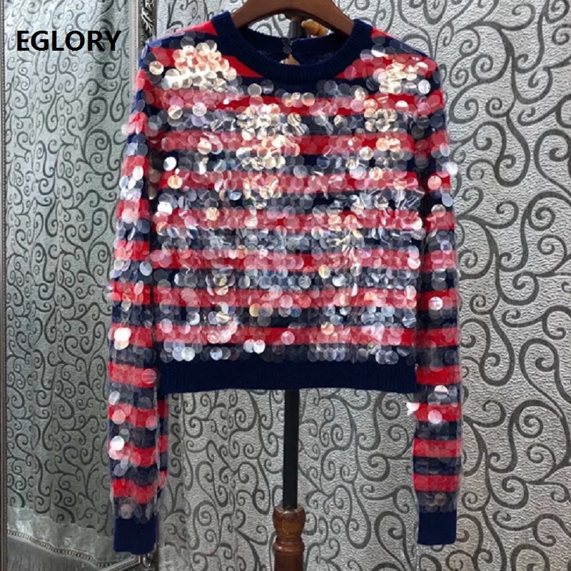 2020 осенне-зимние модные свитера, женские полосатые вязаные Лоскутные пуловеры с блестками и длинным рукавом, повседневные пуловеры, женски...
2020 осенне-зимние модные свитера, женские полосатые вязаные Лоскутные пуловеры с блестками и длинным рукавом, повседневные пуловеры, женски...