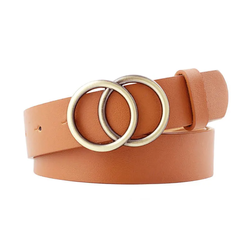 Fashionable ladies round buckle belt simple and wild Korean version of the students trendy fashion personality pants belt black
Fashionable ladies round buckle belt simple and wild Korean version of the students trendy fashion personality pants belt black