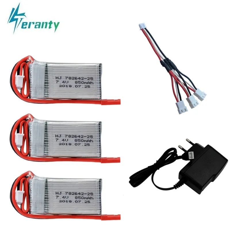 7 4 V 850mAh 20C Lipo батарея и зарядное устройство для RC дистанционного управления