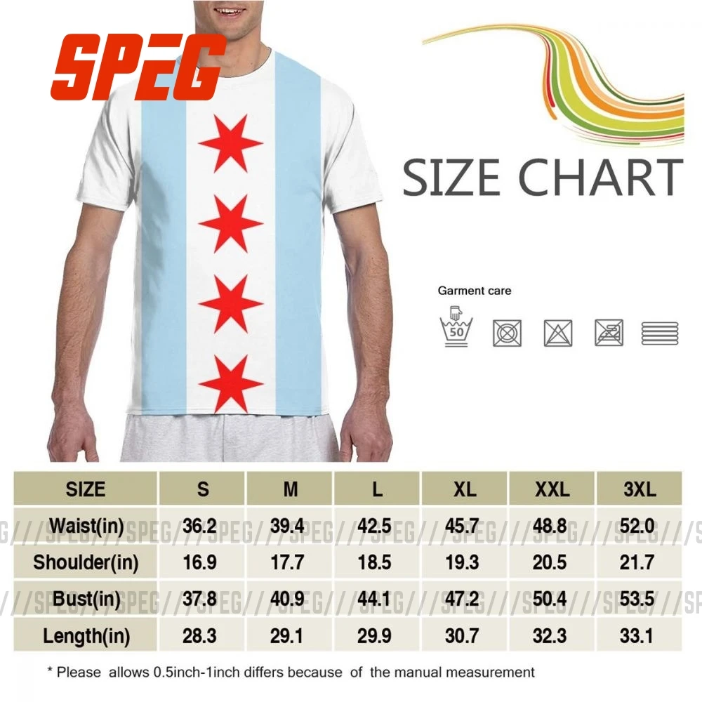Patriotic Flag Of Chicago Travel Men T Shirt Casual Tees Short Sleeve All Over Print Full 3D T-Shirt Polyester Clothing for Male
Patriotic Flag Of Chicago Travel Men T Shirt Casual Tees Short Sleeve All Over Print Full 3D T-Shirt Polyester Clothing for Male