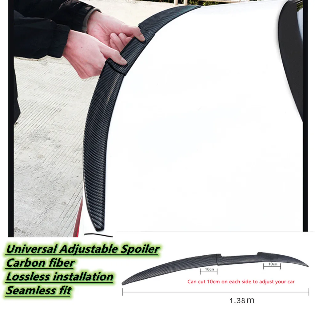 Car Styling Universal Rear Trunk Spoiler Rear Trunk Lip Carbon Fiber TPU Wing Spoiler Strips For Sedan Hatchback
Car Styling Universal Rear Trunk Spoiler Rear Trunk Lip Carbon Fiber TPU Wing Spoiler Strips For Sedan Hatchback