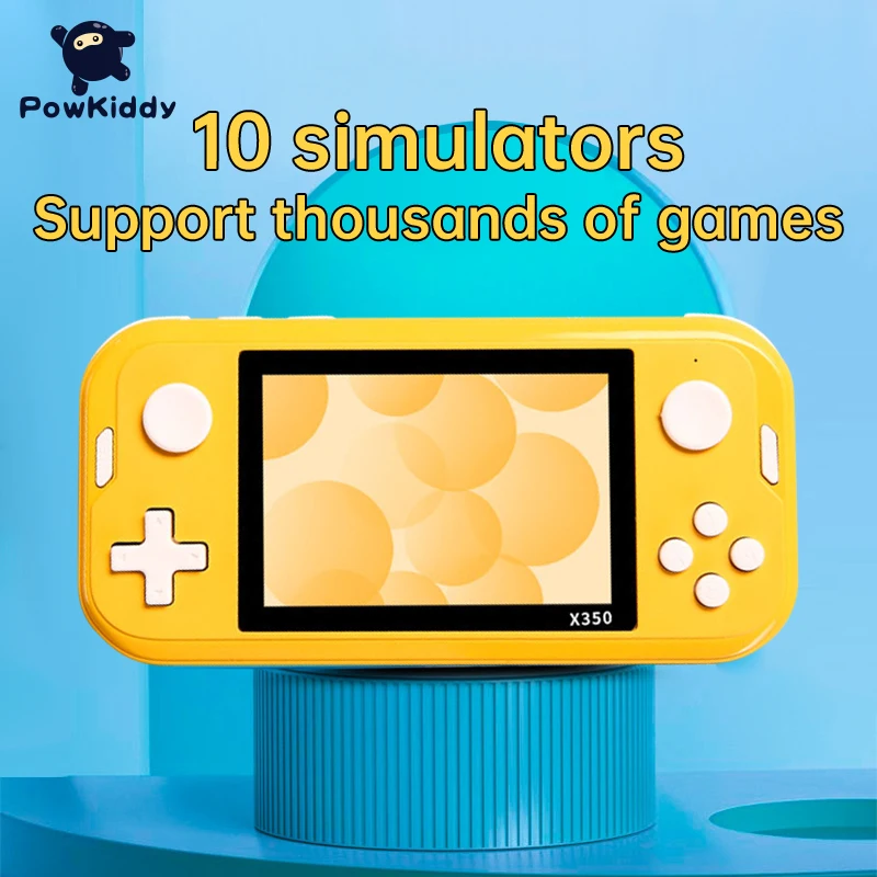 POWKIDDY X350 Handheld Game Players 3.5 Inch TV Out Video Console Cheap Children's Gifts Built-in 6800 Retro Games
POWKIDDY X350 Handheld Game Players 3.5 Inch TV Out Video Console Cheap Children's Gifts Built-in 6800 Retro Games