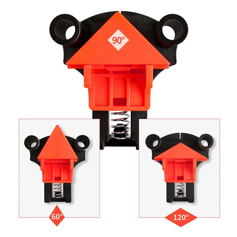 4pcs Wood Angle Clamps 60/90/120 Degrees Woodworking Corner ClampRight Clips DIY Fixture Hand Tool Set for Taper,T Joints,Plate
4pcs Wood Angle Clamps 60/90/120 Degrees Woodworking Corner ClampRight Clips DIY Fixture Hand Tool Set for Taper,T Joints,Plate