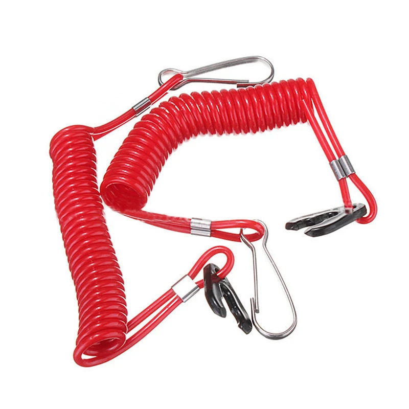 2PCS Outboard Engine Stop Switch Key Switch Lanyard Motor Kill Stop Safety Clip Boat Key Waterproof Red Plastic Lanyard Clip
2PCS Outboard Engine Stop Switch Key Switch Lanyard Motor Kill Stop Safety Clip Boat Key Waterproof Red Plastic Lanyard Clip