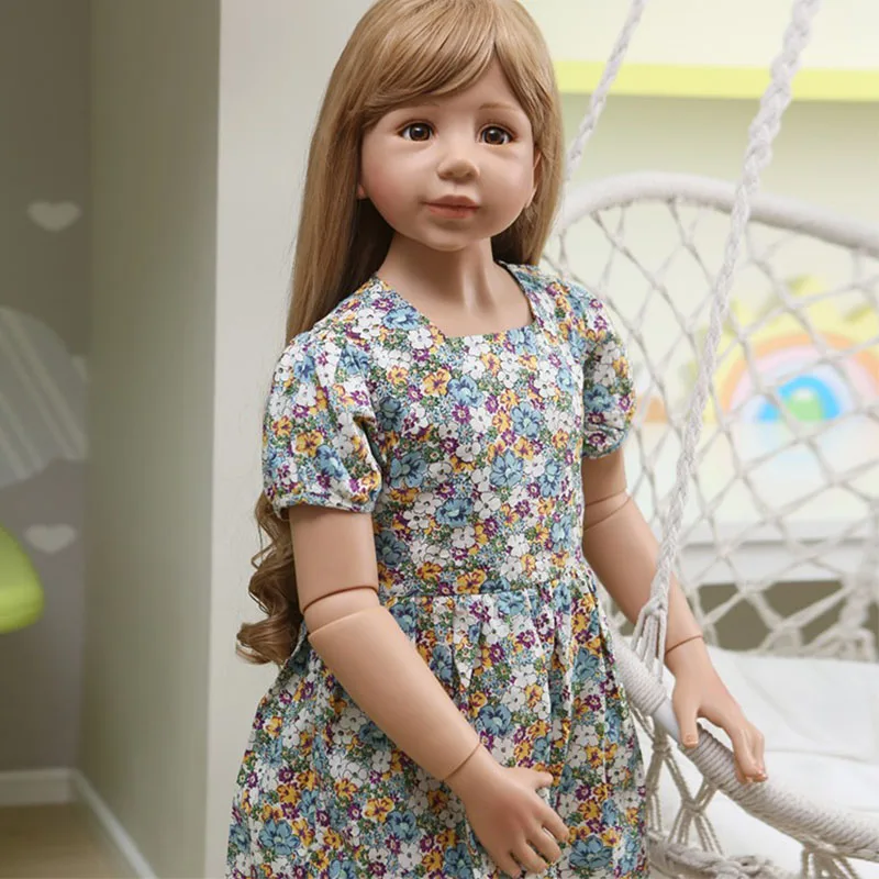 Реалистичная шедевральная Кукла Реборн 120 см платье для маленьких девочек модель