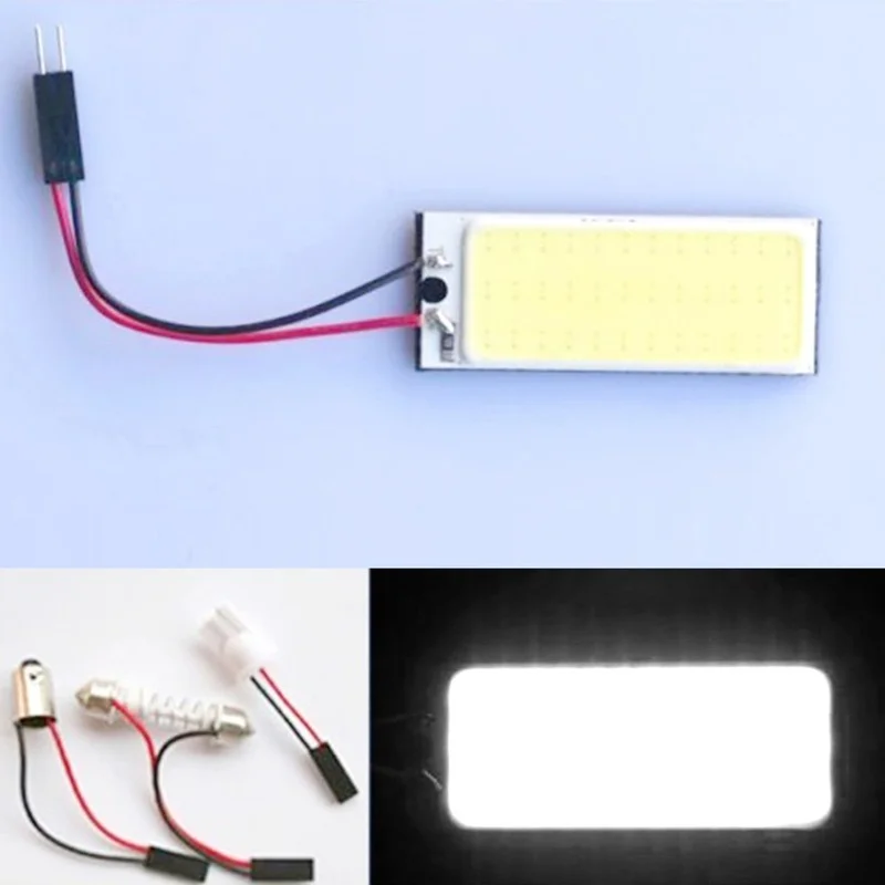 2pcs T10 COB Car LED Panel White Lamps Interior Bulb with BA9S Festoon Light Adapter Auto Reading Lamp
2pcs T10 COB Car LED Panel White Lamps Interior Bulb with BA9S Festoon Light Adapter Auto Reading Lamp