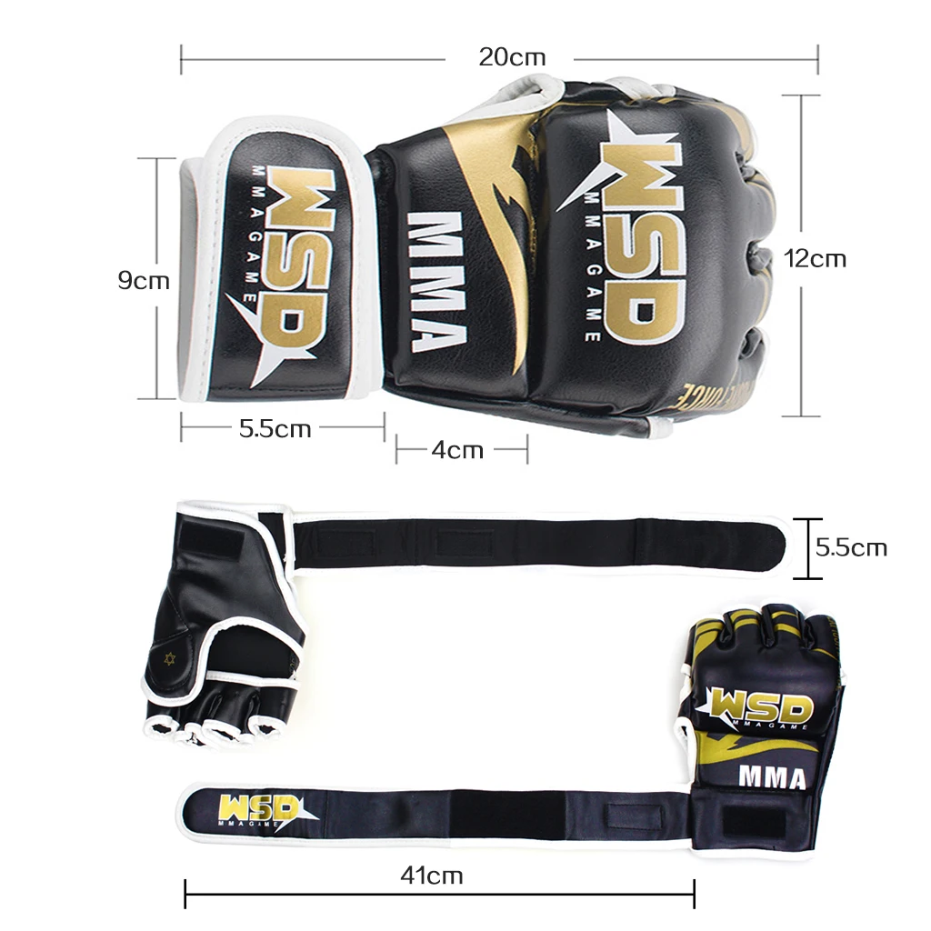 PU Half Finger MMA Gloves for Men Kicki Boxing Karate Muay Thai Guantes De Boxeo Free Fight Sanda Training Equipment
PU Half Finger MMA Gloves for Men Kicki Boxing Karate Muay Thai Guantes De Boxeo Free Fight Sanda Training Equipment