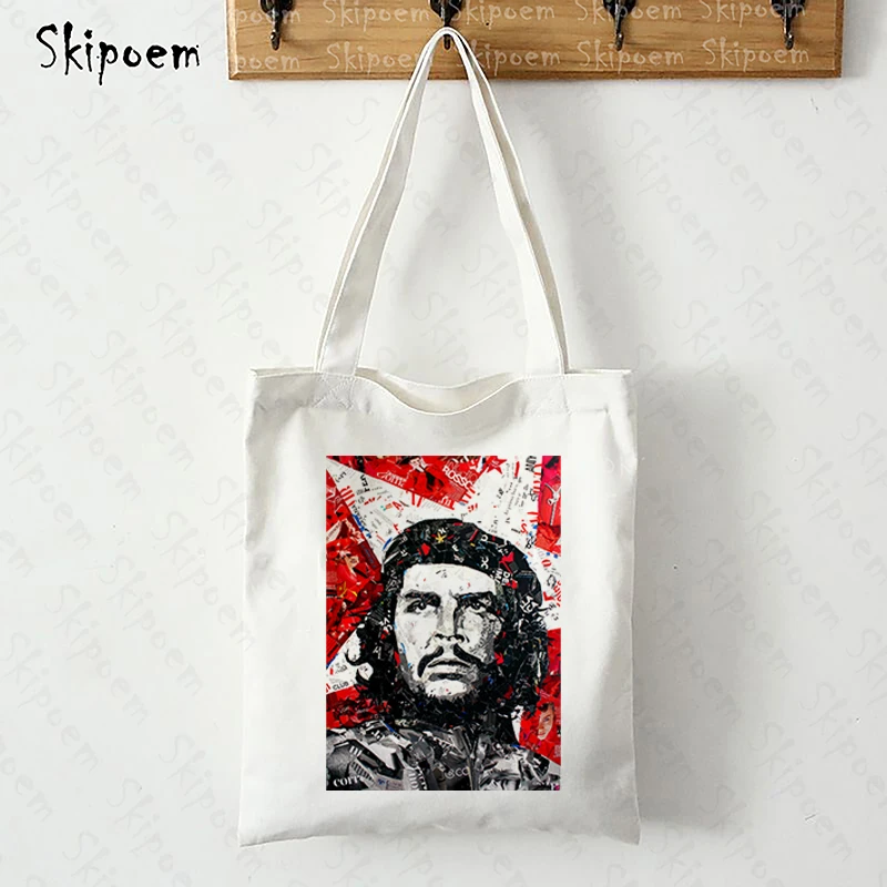 Женская Холщовая Сумка-тоут Che Guevara с национальным героем, Винтажная сумочка на плечо для учителей в стиле Харадзюку, Холщовая Сумка
Женская Холщовая Сумка-тоут Che Guevara с национальным героем, Винтажная сумочка на плечо для учителей в стиле Харадзюку, Холщовая Сумка