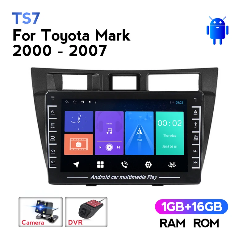 MEKEDE IPS экран Поддержка DVR ADAS BT Android для Toyota Mark 2000 - 2007 автомобильное радио мультимедийный видеоплеер GPS навигация 
MEKEDE IPS экран Поддержка DVR ADAS BT Android для Toyota Mark 2000 - 2007 автомобильное радио мультимедийный видеоплеер GPS навигация