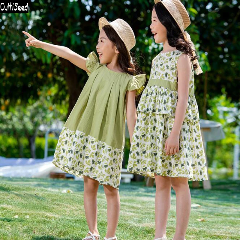 Girls New Fashion Dress Big Children Girl Korean Cotton Loose Casual Dress Kids Cute Summer Dress Girls Print Princess Dresses
Girls New Fashion Dress Big Children Girl Korean Cotton Loose Casual Dress Kids Cute Summer Dress Girls Print Princess Dresses