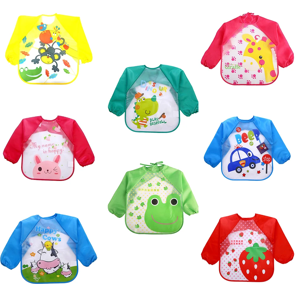 Feeding Baby Bibs Waterproof Long Sleeve Cute Cartoon Animal Bibs Back Tie Baby Feeding Cloth for Boys Girls Toddlers 2-5yrs
Feeding Baby Bibs Waterproof Long Sleeve Cute Cartoon Animal Bibs Back Tie Baby Feeding Cloth for Boys Girls Toddlers 2-5yrs