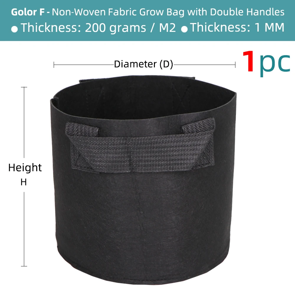 Садовые мешки для выращивания RBCFHl растительного волокна 1-20 галлонов
Садовые мешки для выращивания RBCFHl растительного волокна 1-20 галлонов