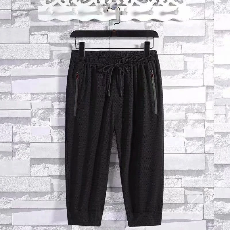 Men Ice Silks Casual Pants Ultra-Thin Sports Pants Quick-Drying Breathable Air-Conditioned Pants Large Size For Summer T
Men Ice Silks Casual Pants Ultra-Thin Sports Pants Quick-Drying Breathable Air-Conditioned Pants Large Size For Summer T