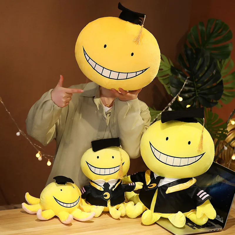 Cute Octopus doll Korosensei Koro Sensei Teacher Plush Stuffed Toys Cartoon Animals Dolls Graduate Kids Assassination Classroom
Cute Octopus doll Korosensei Koro Sensei Teacher Plush Stuffed Toys Cartoon Animals Dolls Graduate Kids Assassination Classroom