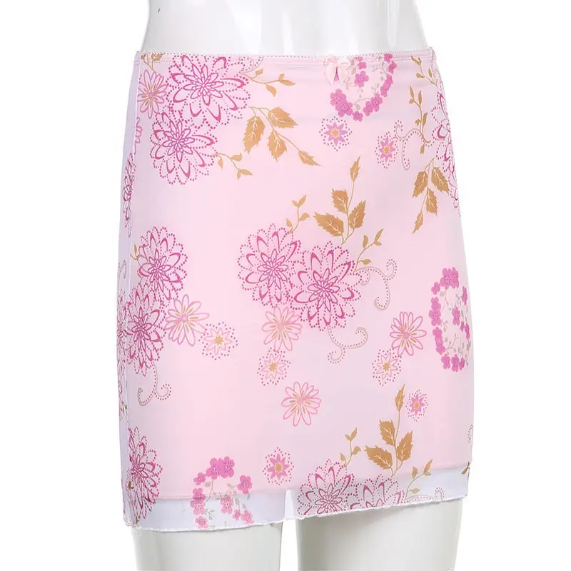 Summer sexy mesh skirt flower print High-waisted skirt hip skirt Mini skirts Women skirt y2k Kawaii premium apparel clothes size
Summer sexy mesh skirt flower print High-waisted skirt hip skirt Mini skirts Women skirt y2k Kawaii premium apparel clothes size