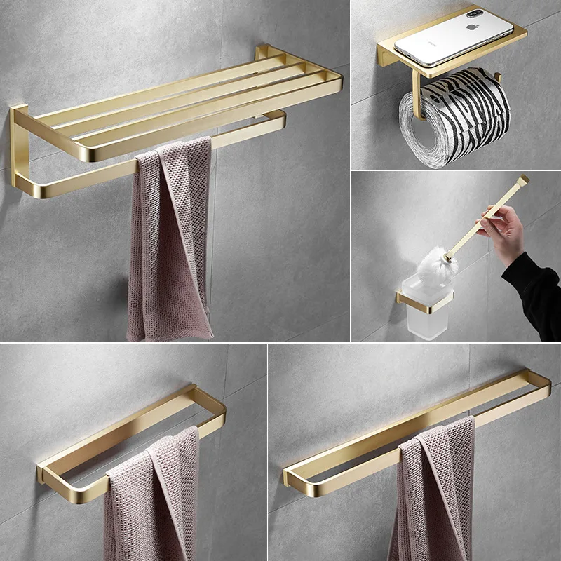 Brass Bathroom Accessories Set, Bathroom Shelf,Paper Holder,Toilet Btush Holder ,Towel Rack,Glass Shelf bathroom Hardware set
Brass Bathroom Accessories Set, Bathroom Shelf,Paper Holder,Toilet Btush Holder ,Towel Rack,Glass Shelf bathroom Hardware set