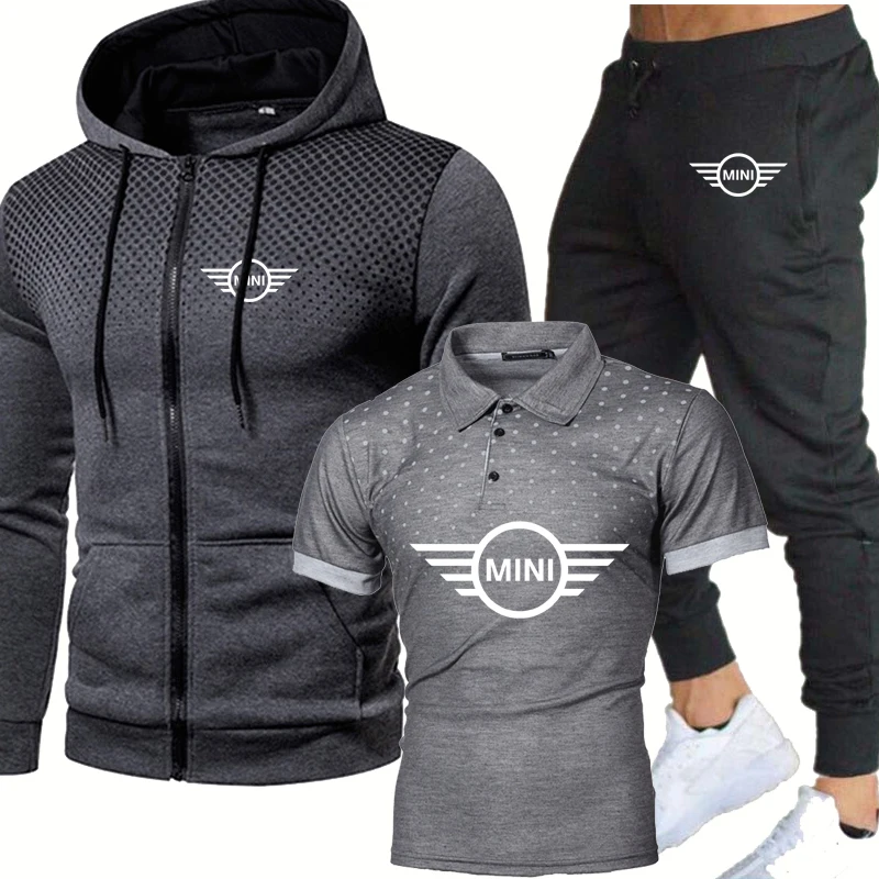 Men's suits MINI car logo Printing Fashion Sports high quality cotton casual trend Men's sweatshirt+T-shirt+sports pants 3-piece
Men's suits MINI car logo Printing Fashion Sports high quality cotton casual trend Men's sweatshirt+T-shirt+sports pants 3-piece