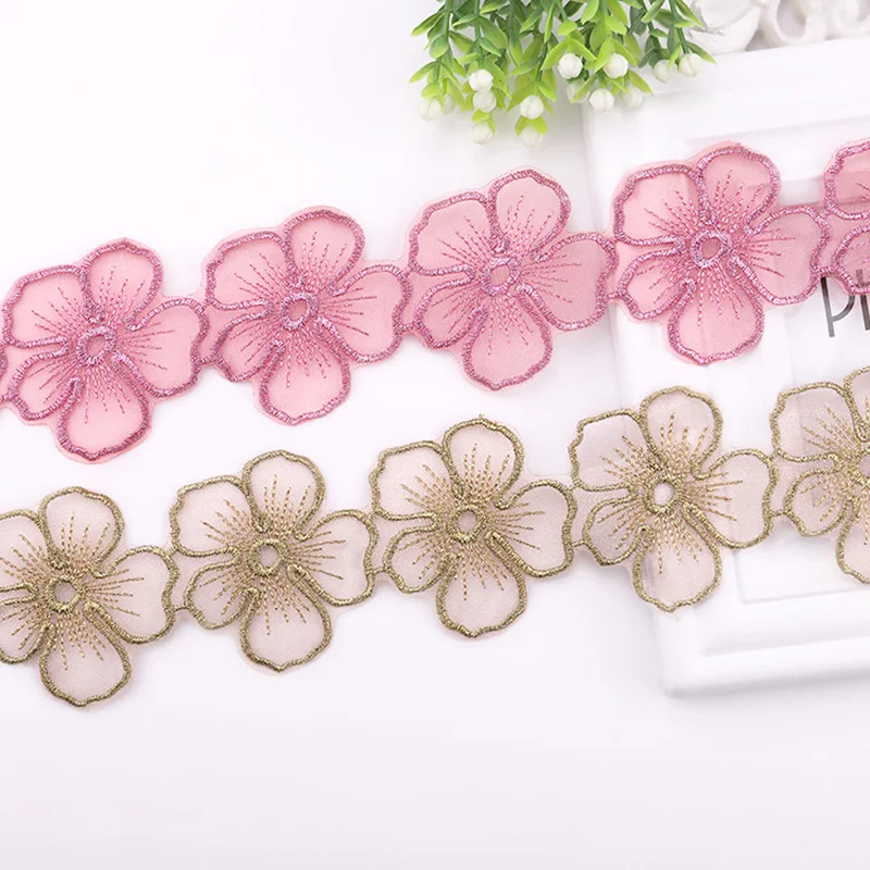 1Yard High Quality Gold Line Fabric For Sewing Clothing Accessories Eco-Friendly Mesh Flowers Embroidered Lace Trim
1Yard High Quality Gold Line Fabric For Sewing Clothing Accessories Eco-Friendly Mesh Flowers Embroidered Lace Trim