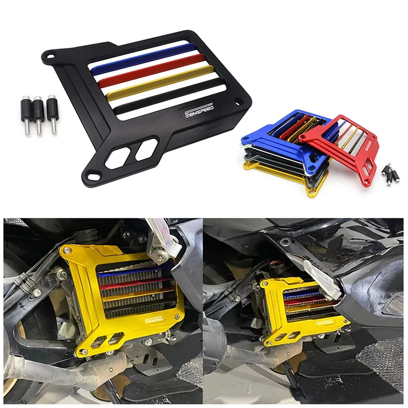 Motorcycle Radiator Cover For YAMAHA NMAX 125 NMAX 150 NMAX 155 2016 2017 2018 2019 2020 SEMSPEED CNC Water Tank Grille Guard 
Motorcycle Radiator Cover For YAMAHA NMAX 125 NMAX 150 NMAX 155 2016 2017 2018 2019 2020 SEMSPEED CNC Water Tank Grille Guard