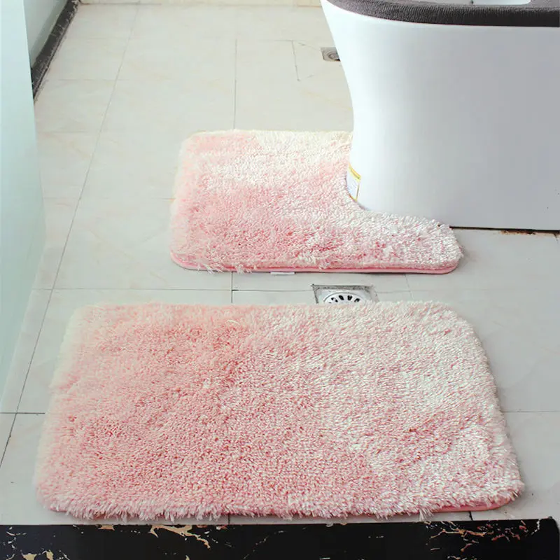 2 Pieces/Set Plush Bathroom Floor Mats Modern Simple Style Shower Room Water absorption Non-slip Pads Bathroom Decor Supplies
2 Pieces/Set Plush Bathroom Floor Mats Modern Simple Style Shower Room Water absorption Non-slip Pads Bathroom Decor Supplies