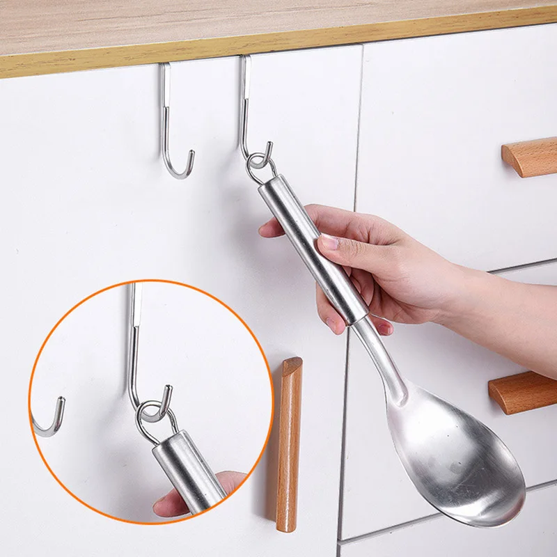 Kitchen Organizer S-type Door Hanger Hook Wall Mounted Coat Hooks Stainless Steel Free Punching Cabinet Rack Without Trace
Kitchen Organizer S-type Door Hanger Hook Wall Mounted Coat Hooks Stainless Steel Free Punching Cabinet Rack Without Trace