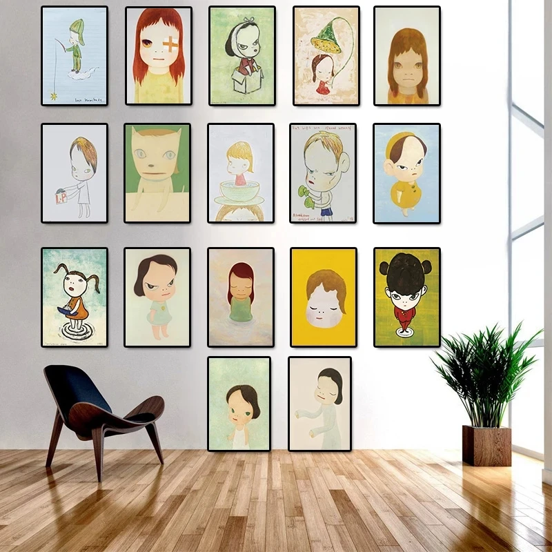 Modular Hd Prints Picture Home Decoration Yoshitomo Nara Paintings Canvas Japan Comics Poster Wall Art For Living Room No Frame
Modular Hd Prints Picture Home Decoration Yoshitomo Nara Paintings Canvas Japan Comics Poster Wall Art For Living Room No Frame