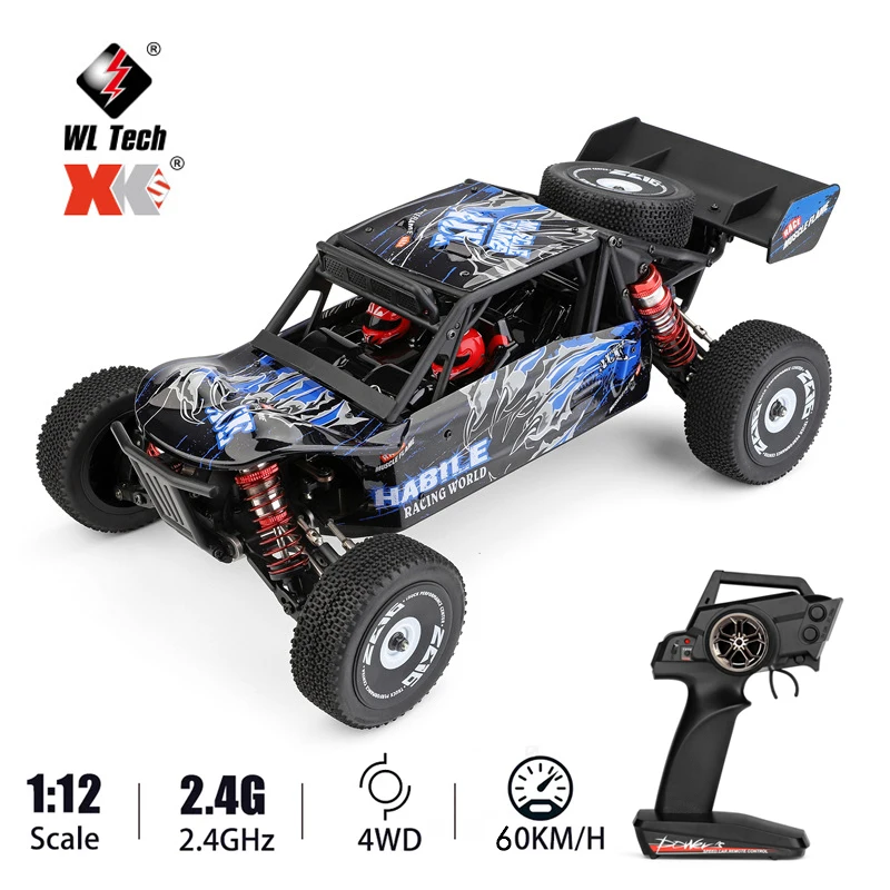 WLtoys 124018 High-Speed Remote Control Car Off-Road Competition 1:12 Model RC Wireless 2.4G Top Speed 60km/h
WLtoys 124018 High-Speed Remote Control Car Off-Road Competition 1:12 Model RC Wireless 2.4G Top Speed 60km/h
