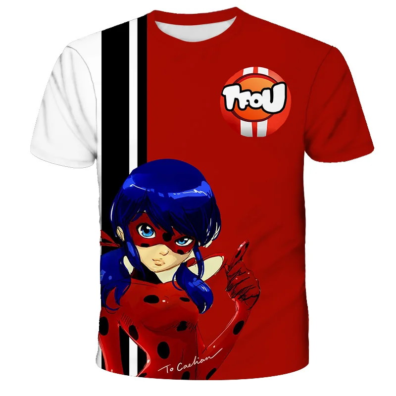 Cute Miraculous Lady And Noir Girls T Shirt Baby Boys Clothes Kids Cartoon Short Sleeve Children's Clothing Summer Girl Tops Tee
Cute Miraculous Lady And Noir Girls T Shirt Baby Boys Clothes Kids Cartoon Short Sleeve Children's Clothing Summer Girl Tops Tee