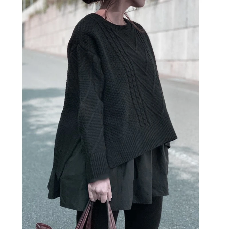 Lugentolo Women Winter Sweater Clothes Set Japan Korean Fashion Crew Neck Pullover Short Dress Skirt Suit with Suspenders
Lugentolo Women Winter Sweater Clothes Set Japan Korean Fashion Crew Neck Pullover Short Dress Skirt Suit with Suspenders