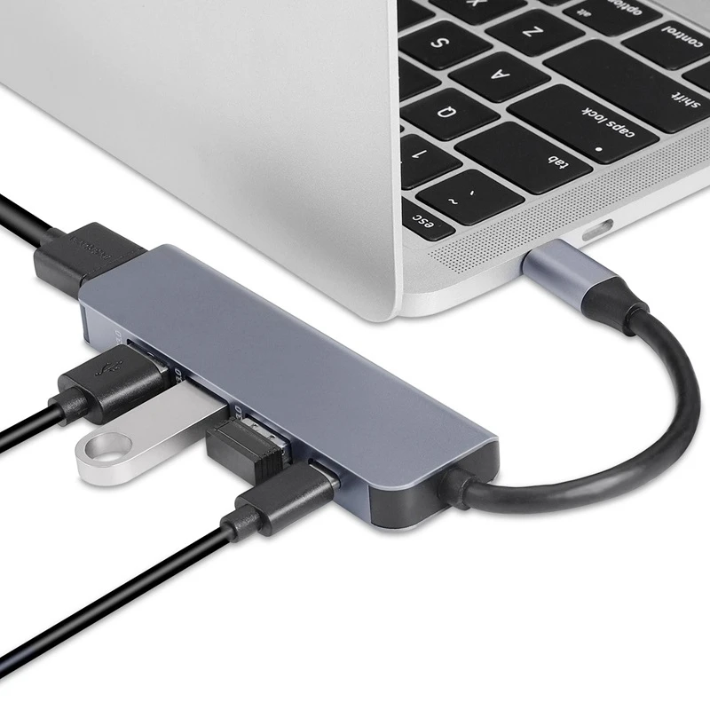 Type-C Hub 5 in 1 Multifunctional Docking Station USB3.0 Docking Station 4K HDMI Hub for Pc Laptop
Type-C Hub 5 in 1 Multifunctional Docking Station USB3.0 Docking Station 4K HDMI Hub for Pc Laptop