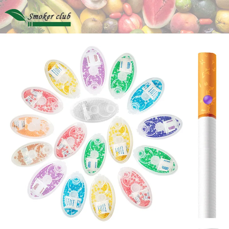 100PCS/Box Cigarettes Burst Beads Ice Mint Fruit Flavour Cigarettes Pops Beads For Tobacco Holder Filter Smoking Tool
100PCS/Box Cigarettes Burst Beads Ice Mint Fruit Flavour Cigarettes Pops Beads For Tobacco Holder Filter Smoking Tool