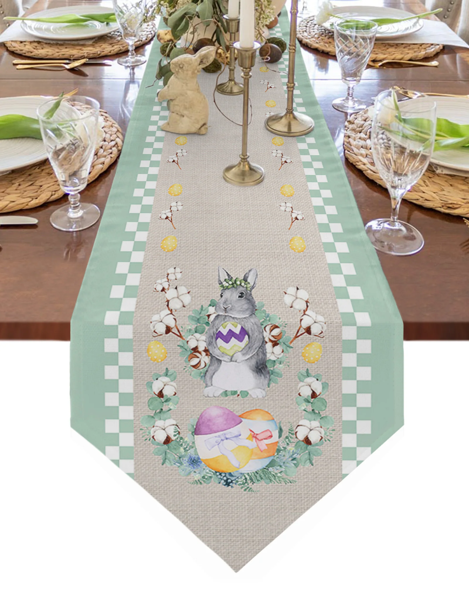 Easter Plaid Bunny Eggs Rabbit Table Runners Decoration For Home Event Party Supplies Tablecloth Kitchen Accessories Table Mat
Easter Plaid Bunny Eggs Rabbit Table Runners Decoration For Home Event Party Supplies Tablecloth Kitchen Accessories Table Mat