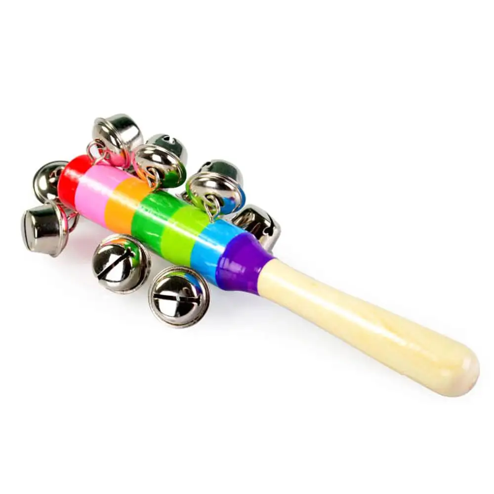 Wooden Baby Rattles Toys Handle Rattles Bells Manual Bed Teether Jingle Bell Toy Newborn Musical Educational Instrument Toys
Wooden Baby Rattles Toys Handle Rattles Bells Manual Bed Teether Jingle Bell Toy Newborn Musical Educational Instrument Toys