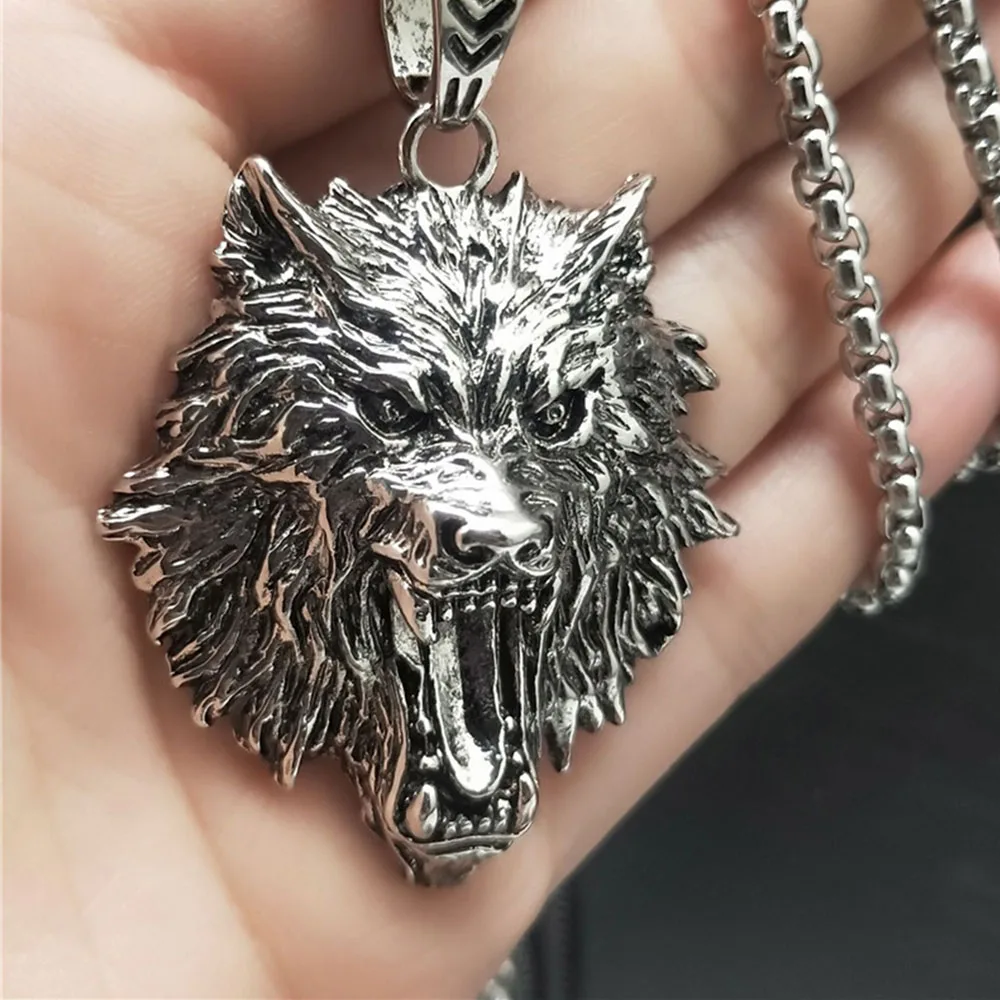 Necklace Pendant Hip Hop Titanium Steel Retro Wolf Head Fashion Trend Gothic Western Style 2021 Summer New
Necklace Pendant Hip Hop Titanium Steel Retro Wolf Head Fashion Trend Gothic Western Style 2021 Summer New