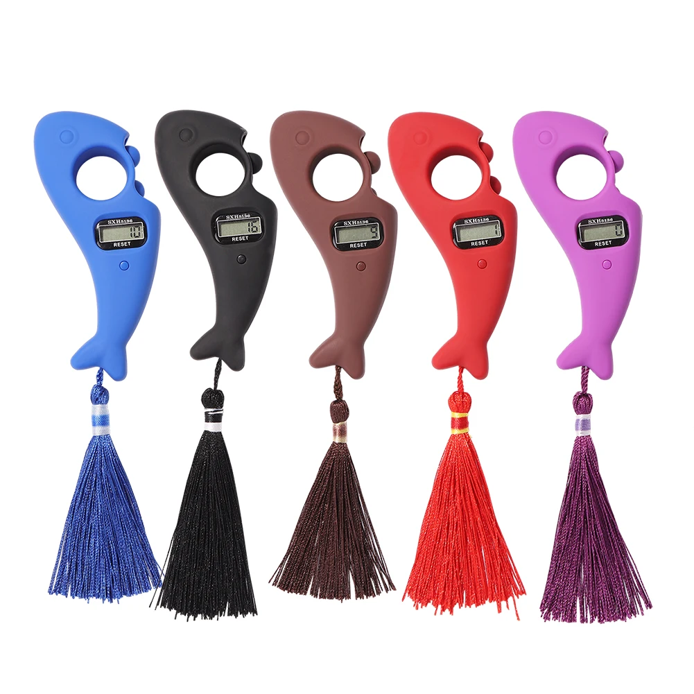 2035P Fish Shaped LCD Tassels Digital Electronic Rosary Beads Tally Counter Portable Handheld Decompression Relaxation Toys
2035P Fish Shaped LCD Tassels Digital Electronic Rosary Beads Tally Counter Portable Handheld Decompression Relaxation Toys