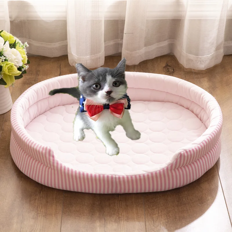 Pet Bed Ice Silk Dog Bed Pad Summer Ice Pad Cool Cold Silk Moisture-Proof Cooler Sofa Mats Portable All Season Pet Accessories
Pet Bed Ice Silk Dog Bed Pad Summer Ice Pad Cool Cold Silk Moisture-Proof Cooler Sofa Mats Portable All Season Pet Accessories