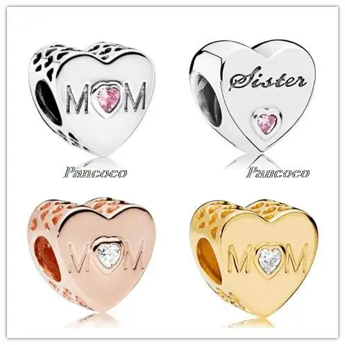 925 Sterling Silver Charm Openwork Opulent Love Heart Mother Heart With Crystal Bead Fit Pandora Bracelet & Necklace Diy Jewelry
925 Sterling Silver Charm Openwork Opulent Love Heart Mother Heart With Crystal Bead Fit Pandora Bracelet & Necklace Diy Jewelry
