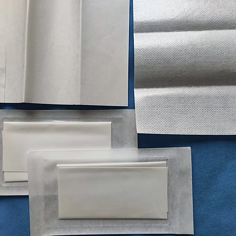 50pcs 10 * 15 15 * 25cm medical film covered PU waterproof non-woven self adhesive cloth block applied with black plaster paste
50pcs 10 * 15 15 * 25cm medical film covered PU waterproof non-woven self adhesive cloth block applied with black plaster paste