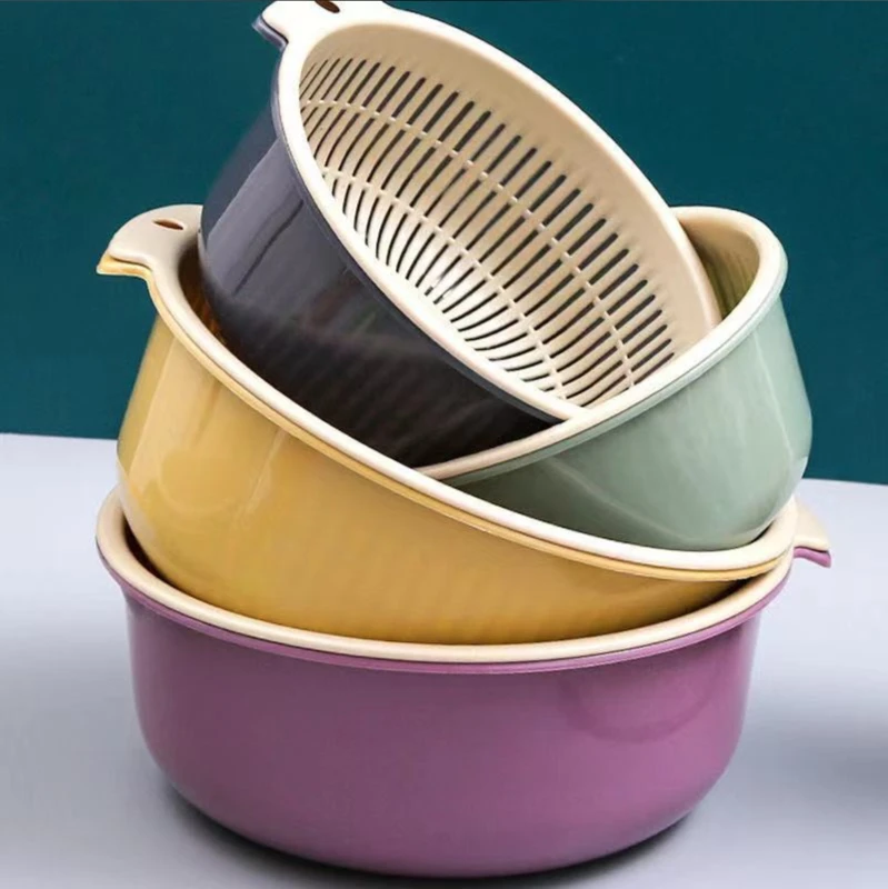 Double thickened hollow fruit and vegetable washing basin home kitchen fruit tray creative plastic vegetable washing basket
Double thickened hollow fruit and vegetable washing basin home kitchen fruit tray creative plastic vegetable washing basket