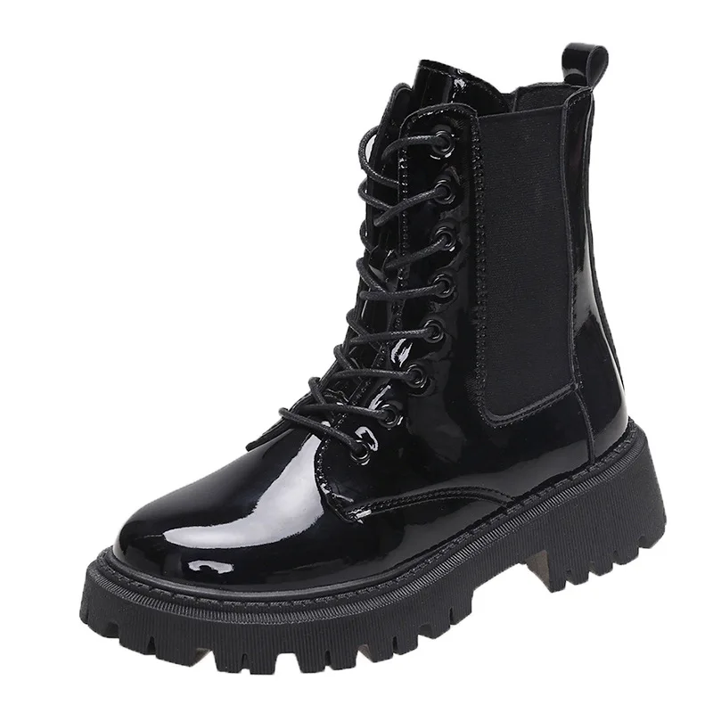 Winter Ankle Boots For Women Platform Boots Chunky Black Leather Brand Fashion White Black Round Toe Boots Shoes Woman222
Winter Ankle Boots For Women Platform Boots Chunky Black Leather Brand Fashion White Black Round Toe Boots Shoes Woman222