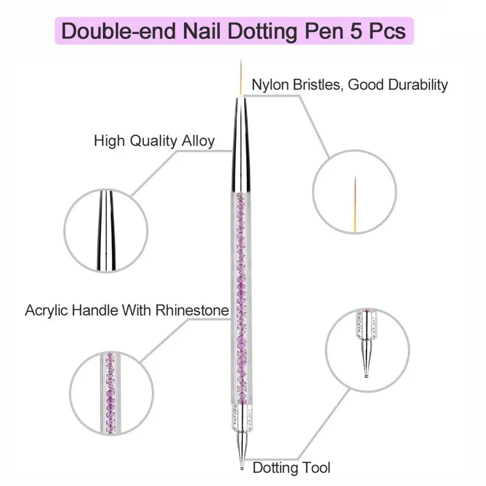 Best Selling Nail Brush Nail Design Pens Nail Art Brush Set Soft Durable Nail Art Painting Brush for Wife Sister Liner Brush #E
Best Selling Nail Brush Nail Design Pens Nail Art Brush Set Soft Durable Nail Art Painting Brush for Wife Sister Liner Brush #E