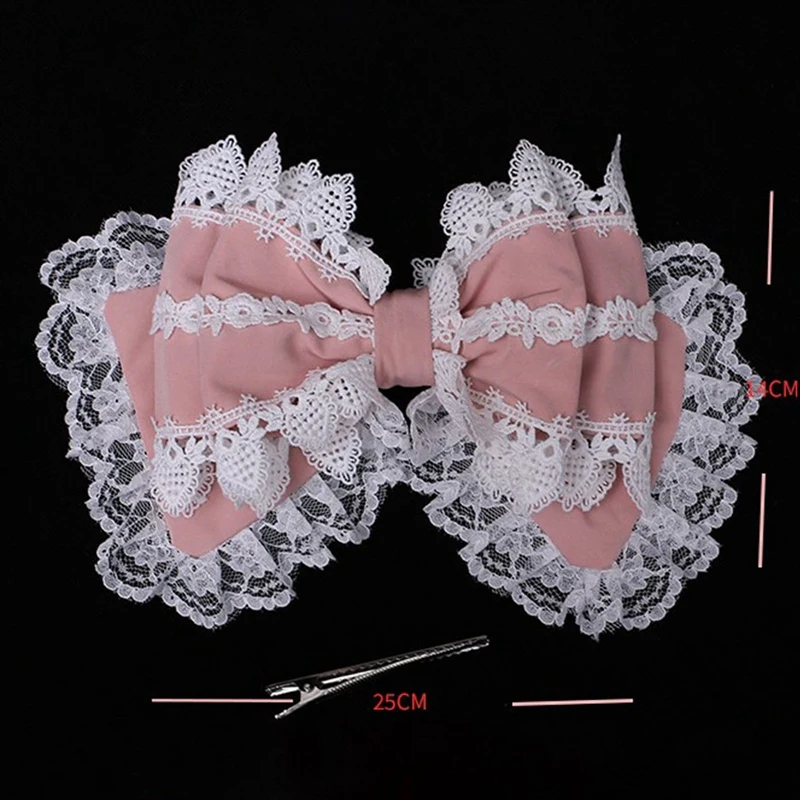 5 Colors Elegant Lolita Princess Maid Bow Lace Trim Hair Hoop Cosplay Daily Women's Headdress Vintage Headband Accessories
5 Colors Elegant Lolita Princess Maid Bow Lace Trim Hair Hoop Cosplay Daily Women's Headdress Vintage Headband Accessories
