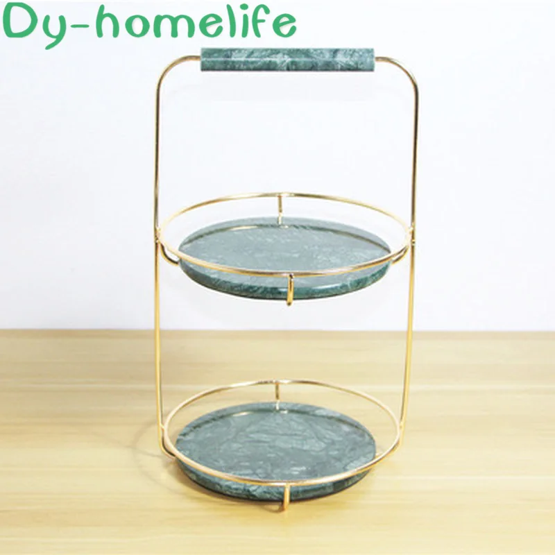 Nordic Gold Metal Bracket White Green Marble Double Tray Home Decoration Storage Supplies Coffee Set Dessert Jewelry Rack
Nordic Gold Metal Bracket White Green Marble Double Tray Home Decoration Storage Supplies Coffee Set Dessert Jewelry Rack