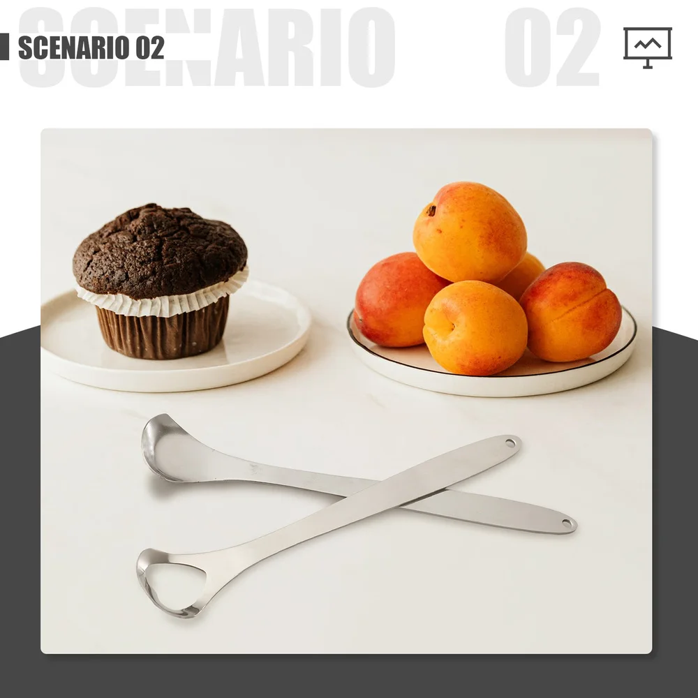 1 Set Tongue Cleaners Stainless Steel Tongue Oral Care Scraper for Bad Breath 
1 Set Tongue Cleaners Stainless Steel Tongue Oral Care Scraper for Bad Breath