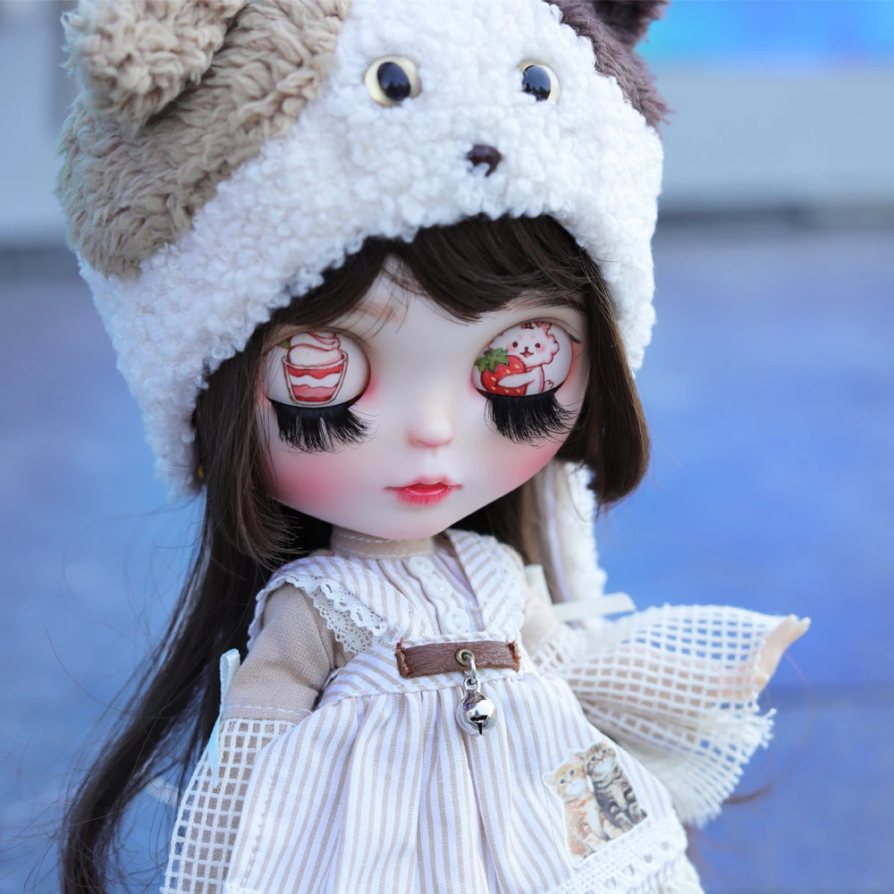 Кукла Blyth NBL 1/6 BJD, индивидуальное матовое лицо, модная девушка с большими глазами, блестящая шарнирная кукла, светлая Милая 3
Кукла Blyth NBL 1/6 BJD, индивидуальное матовое лицо, модная девушка с большими глазами, блестящая шарнирная кукла, светлая Милая 3