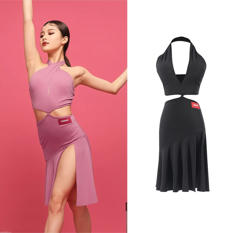 Latin Dance Dress for Women Competition Sexy Black Pink Cross Halter Backless Dresses Female Summer Latin Dance Wear XS2011
Latin Dance Dress for Women Competition Sexy Black Pink Cross Halter Backless Dresses Female Summer Latin Dance Wear XS2011
