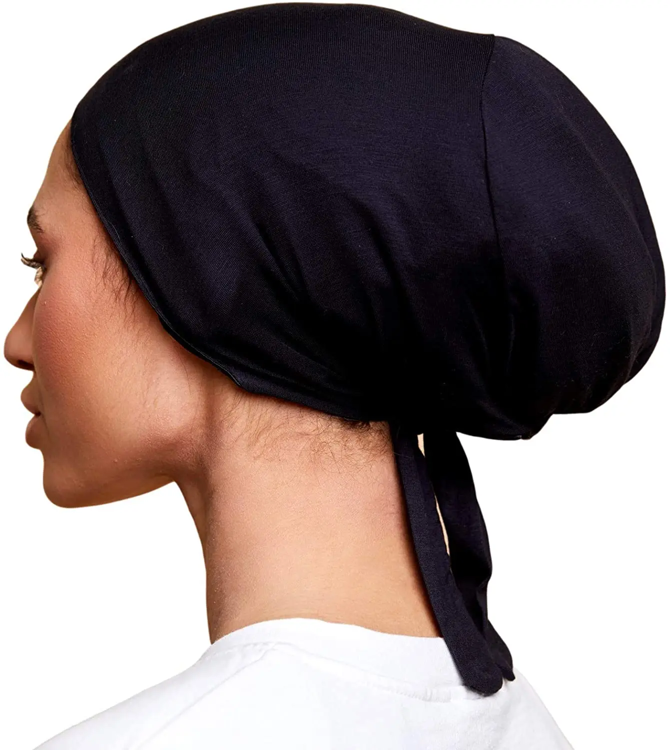 Black Modal Muslim Inner Hijab Cap Soft Stretch Women Underscarf Bonnet Solid Color Islamic Turban Headband Hat Adjustable
Black Modal Muslim Inner Hijab Cap Soft Stretch Women Underscarf Bonnet Solid Color Islamic Turban Headband Hat Adjustable