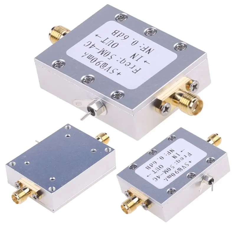 50M-4GHz Low Noise Amplifier LNA Ham Radio Module RF FM HF VHF NF=0.6dB -110dBm
50M-4GHz Low Noise Amplifier LNA Ham Radio Module RF FM HF VHF NF=0.6dB -110dBm